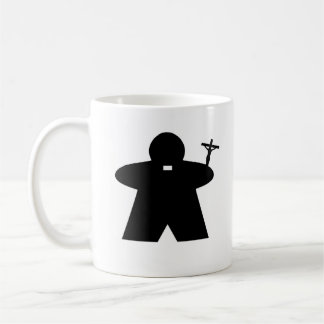Taza de Meeple del sacerdote y de la monja