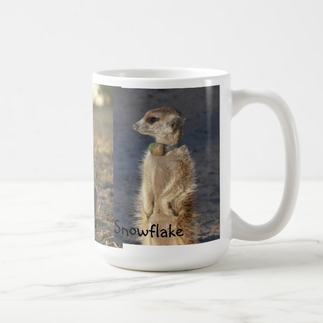 Taza de Meerkat del copo de nieve de Toblerone (Derecha)