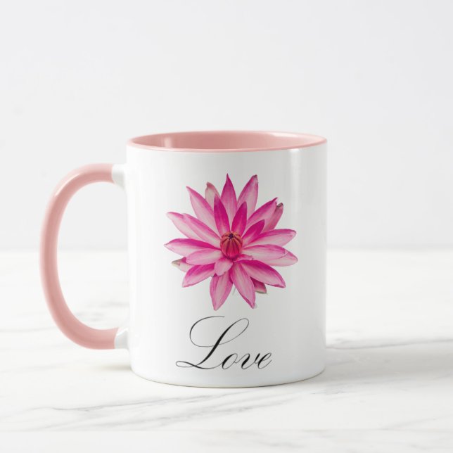 Taza de mejor amor de loto (Izquierda)