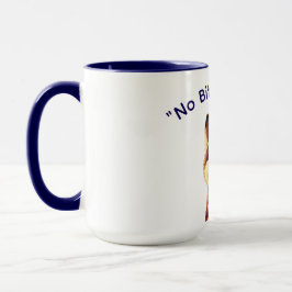 Taza de meme de perro sin mordisco sin diversión