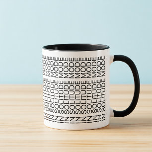 Taza de Mensaje Oculto en Modo Soledad Introvertid