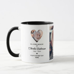 Taza de Mensaje Personalizado con 2 Fotos 'En Cari