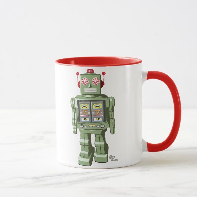 Taza de menta del robot del juguete (Derecha)