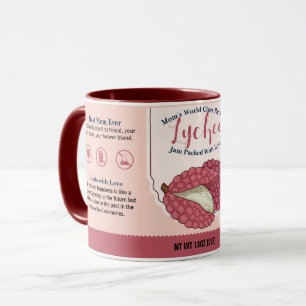 Taza de mermelada de lichi de clase mundial de mam