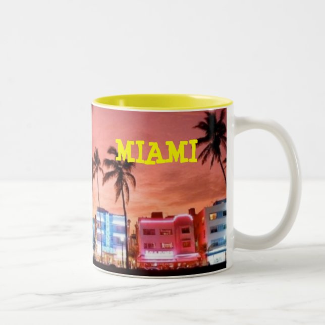 TAZA DE MIAMI BEACH LA FLORIDA (Derecha)
