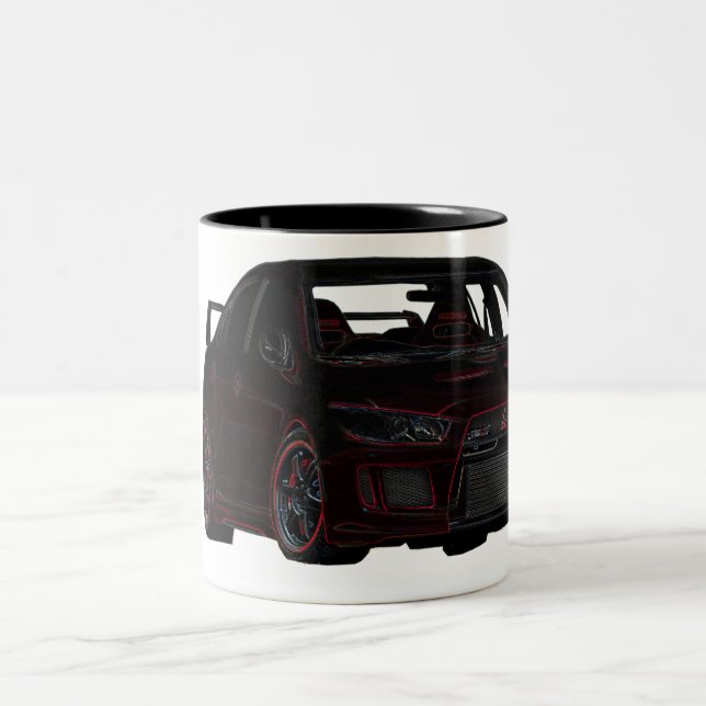 Taza de Mitsubishi Evo (la grande, porciones de (Centro)