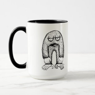 Taza de monstruo gruñón – Energía rara y linda
