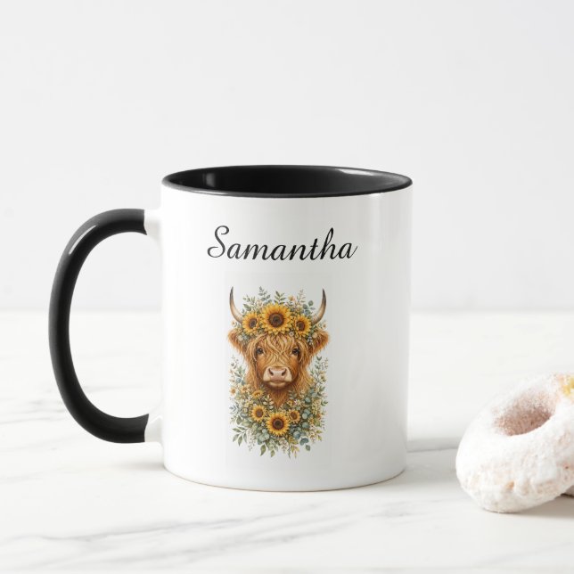 Taza de Moo Personal (Con donut)
