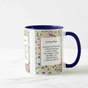 Taza de motivación del diseño del pavo real del