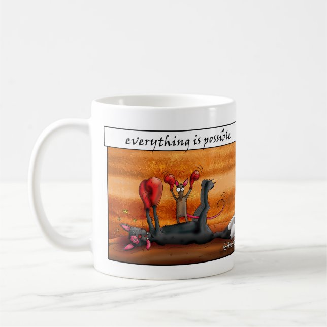 Taza de motivación divertida (Izquierda)