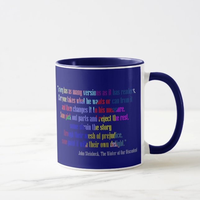 Taza de muchas versiones (Derecha)