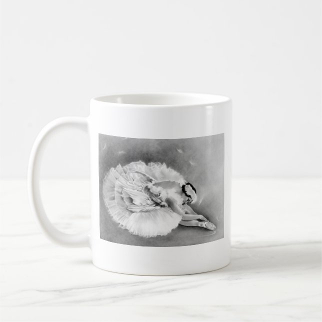 Taza de muerte del cisne de la bailarina (Izquierda)