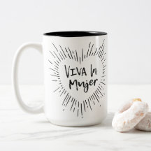 Taza de Mujer del La de Viva