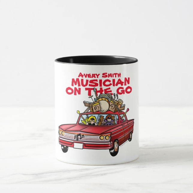 Taza de músico en movimiento (Centro)