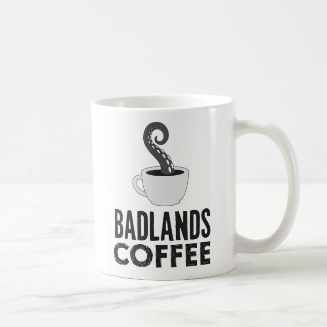 Taza de Myschievia 2017 del café de los Badlands (Derecha)