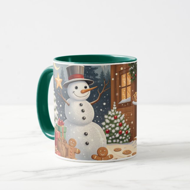 taza de Navidad (Anverso izquierdo)