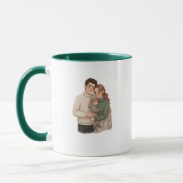 Taza de Navidad acogedora para familia – Personali
