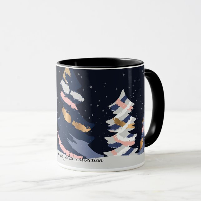Taza de Navidad Cielo oscuro (Anverso derecho)