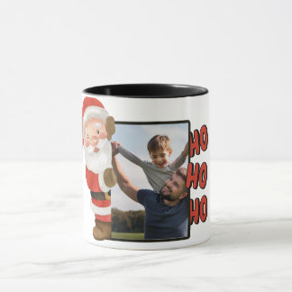 Taza de Navidad con Foto Personalizada del Papá No