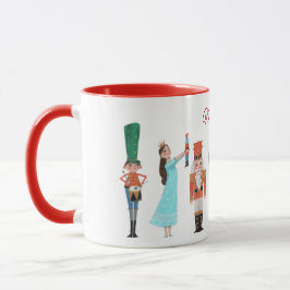 Taza de Navidad con personajes del ballet de Casca