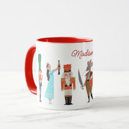 Taza de Navidad con personajes del ballet de Casca