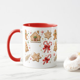 Taza de Navidad de Pan de Jengibre