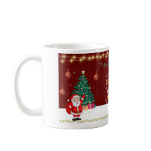 Taza de Navidad de Papá Noel – Café y Té Festivo d