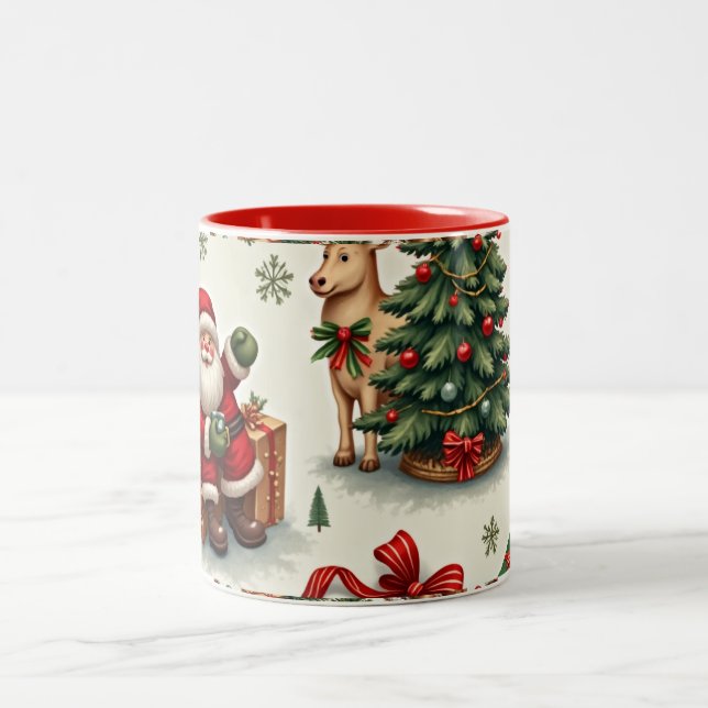 taza de navidad de tazas y tazas (Centro)
