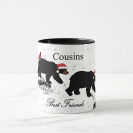Taza de Navidad | Primos mejores amigos para siemp