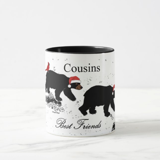 Taza de Navidad | Primos mejores amigos para siemp (Centro)