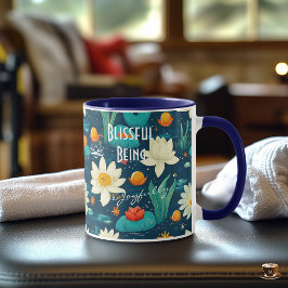 Taza de negocio de spa personalizado Cactus y Sol