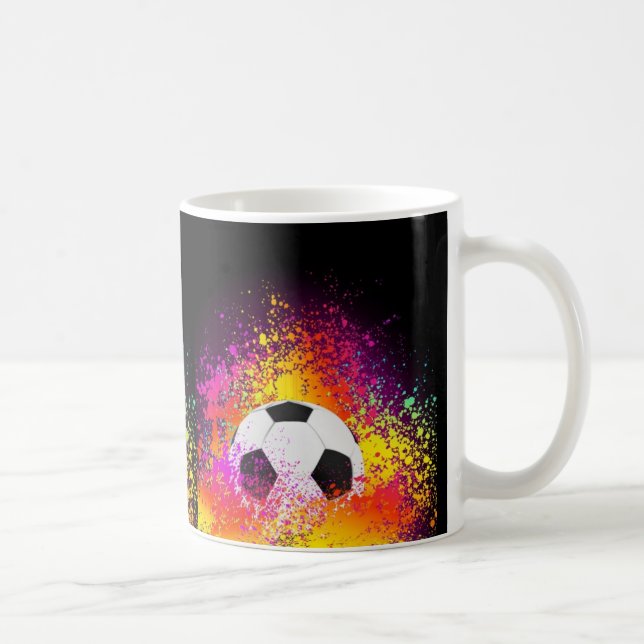 Taza de neón del balón de fútbol (Derecha)