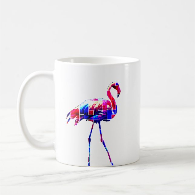 Taza de neón del flamenco (Izquierda)