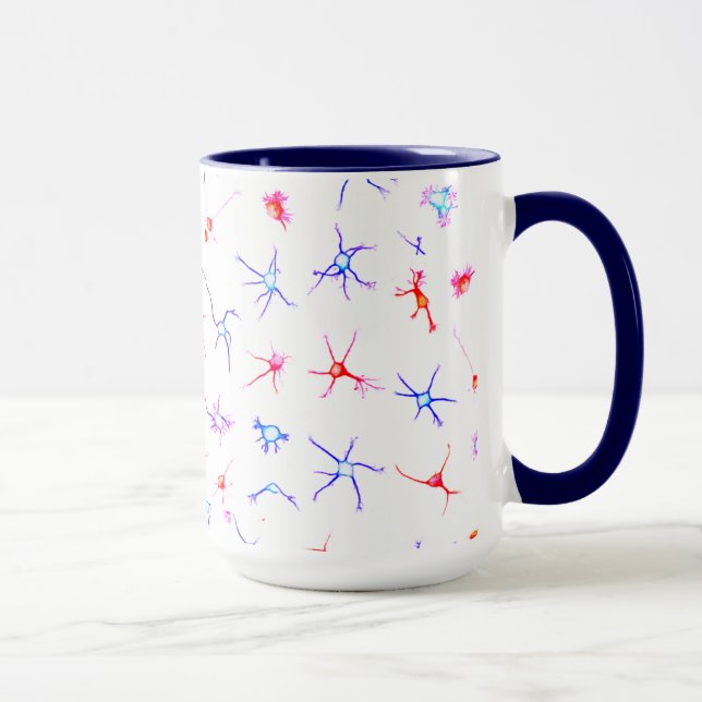 Taza de NeuroGalaxy (imagen negativa) (Derecha)