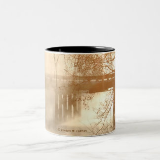 Taza de niebla II del puente de la mañana
