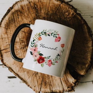 Taza de nombre personalizado   Tazas de plantilla 