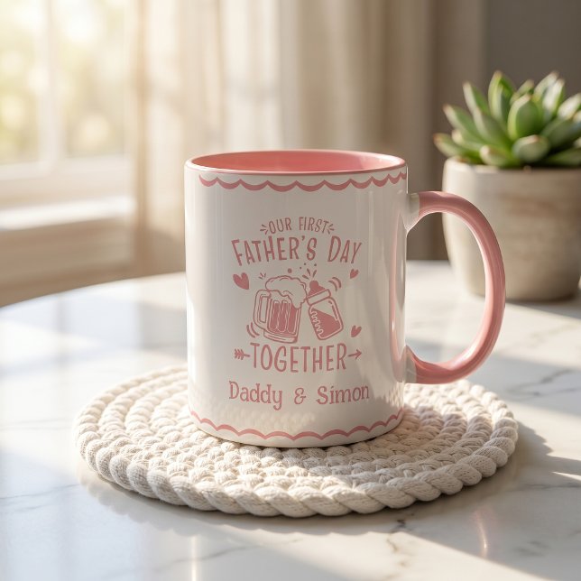 Taza de nuestro primer día del padre juntos (Subido por el creador)