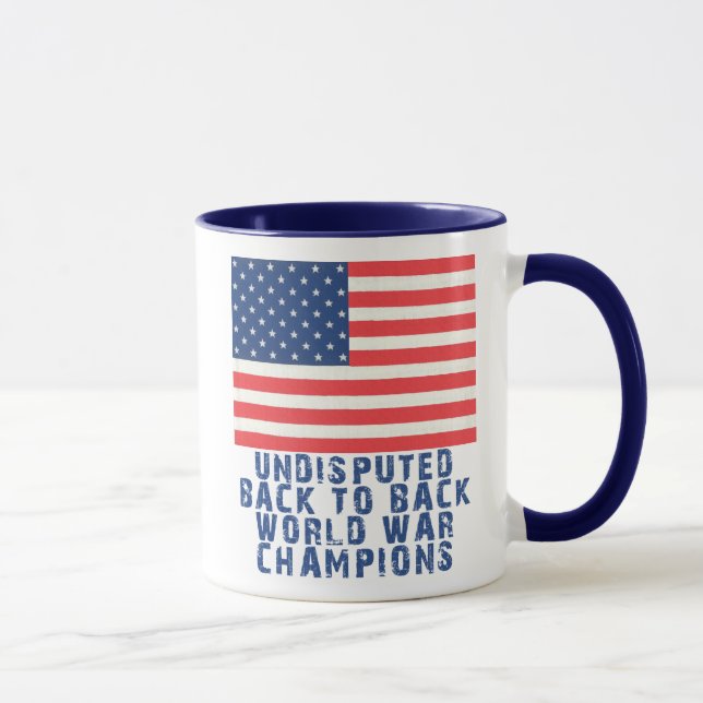Taza De nuevo a campeones traseros de la guerra mundial (Derecha)