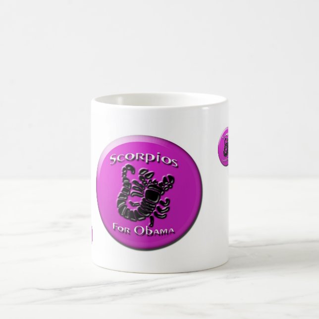 TAZA DE OBAMA DEL ESCORPIÓN (Centro)
