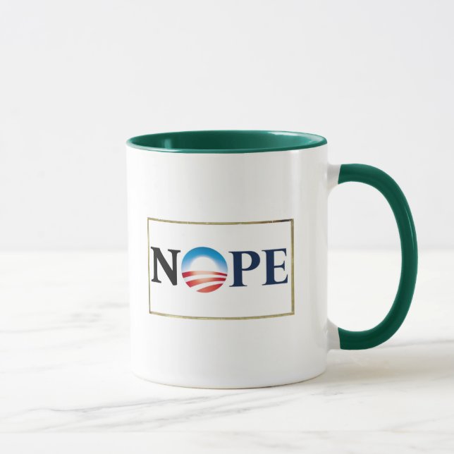 Taza de Obama NOPE (Derecha)