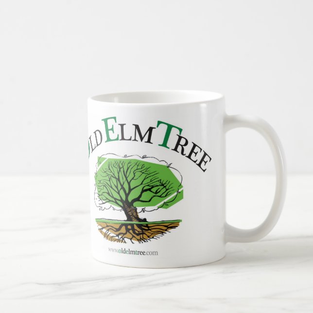 Taza de OET con el URL de la parte inferior (Derecha)