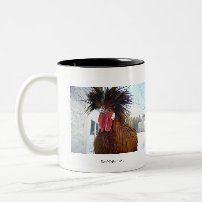 Taza de ofrecimiento del gallo de la mañana (Izquierda)