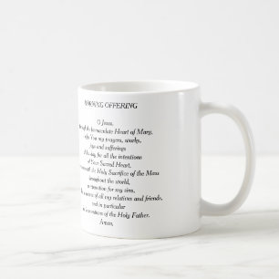 TAZA DE OFRECIMIENTO DEL REZO DE LA MAÑANA