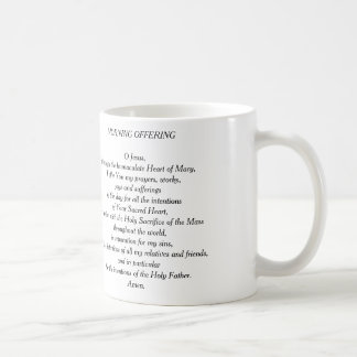 TAZA DE OFRECIMIENTO DEL REZO DE LA MAÑANA