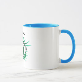 Taza de ojos verdes