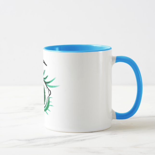 Taza de ojos verdes (Derecha)