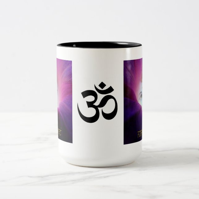 Taza de OM Krishna Namaste (Centro)