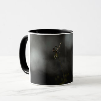 taza de orquídea gótica