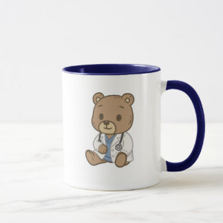 Taza de oso lindo para tu futuro doctor 