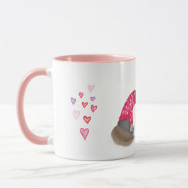 Taza de osos hormigueros lindos enamorados